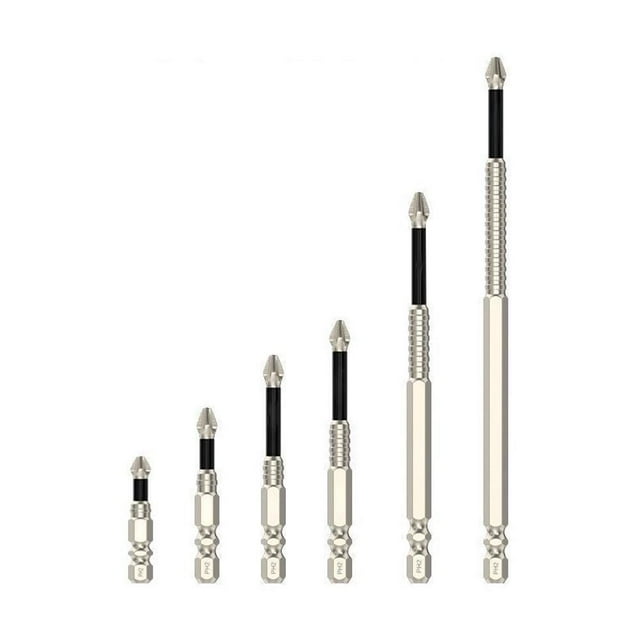 Lttoisl Anti Slip PH2 Impact Driver Bit Set Upgraded Magnetic Tools Screwdriver
