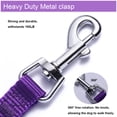 thumbnail image 2 of Siumouhoi 6 FT Cachorro/perro Leashes, Correa de Estilo Tradicional Fuerte con Gancho de Collar Fácil de Usar, Correa para Perro Ideal para Perro Pequeño y Mediano y Grande (5/8 in x 6 FT, Morado), 2 of 4