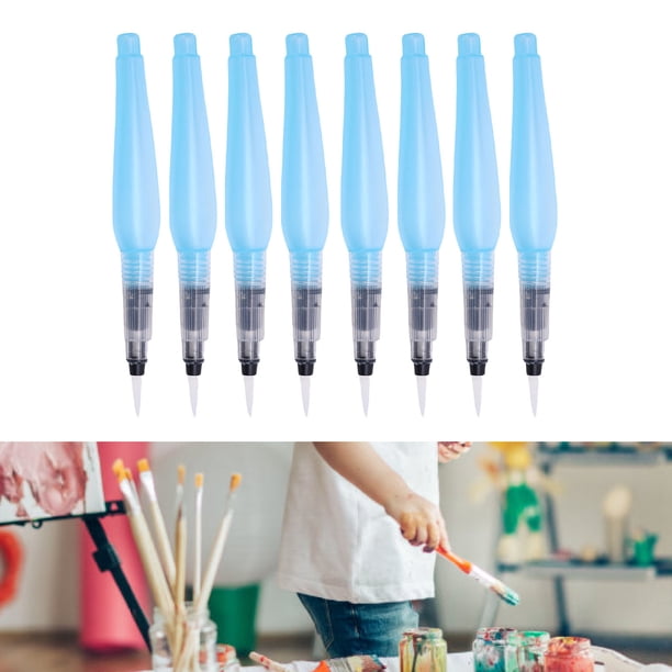 Rotulador De Acuarela, Bolígrafo De Pintura De Acuarela, Plástico De Nailon, Reutilizable, 8 Piezas, Fácil Limpieza Para Pintar