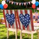 thumbnail image 5 of 22.4x18.1in Independence Day Chair Cover Two Piece Set, 5 of 6