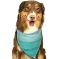 thumbnail image 6 of Disketp Teal Turquoise Dog Bandanas 1PC Triangle Adjustable Puppy Bandana Bib Handkerchief for Large Medium Girl Dogs Pets Gift, 6 of 6
