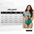 thumbnail image 5 of Pofeuu Underwater Swimming Duck Print Short Sleeve Body Suits Women Round Neck Bodysuits for Women Onesie Adult Set Body Suit-Medium, 5 of 7