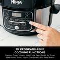 thumbnail image 4 of Ninja Foodi 10-in-1 5 Qt Pressure Cooker, Steamer, Bake, Broil, Dehydrate, Air Fryer, Non-Stick, FD101 Stainless Steel, 4 of 9