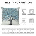 thumbnail image 5 of JEUXUS Blossom Trees Plush Pillowcase (Universal 1) with Zipper Closure White, 5 of 5