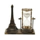 thumbnail image 3 of Estatua de centro de mesa con reloj de arena estilo Torre Eiffel de estilo retro Oro, 3 of 6