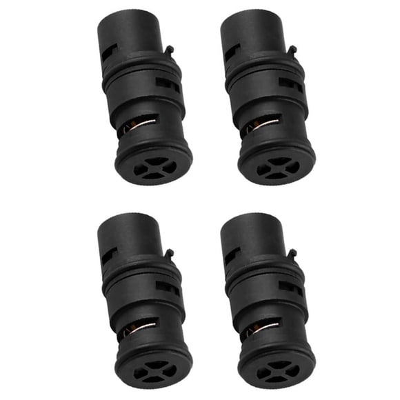 4X Oil Cooler Radiator Coolant Expansion Thermostat Tank for E46 X3 E53 E83 E85 17111437362