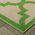 thumbnail image 5 of 5' X 8' Sand Geometric Stain Resistant Indoor Outdoor Area Rug, 5 of 6