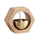thumbnail image 1 of Timbre de puerta de estilo japonés, carillón de viento, adorno decorativo para el hogar, latón, madera, refrigerador Haya hexagonal, 1 of 9