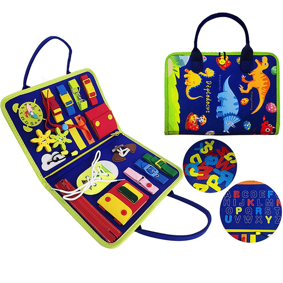 Duety Toddlers Busy Board, Education Toys for Baby, Basic Skill Early