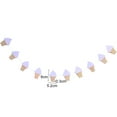 thumbnail image 6 of Happy date 1 Bag Garland Banner Cartoon Punch-free Ice Cream Shape Wall-mounted Birthday Party Bunting Banner Photography Props, 6 of 8