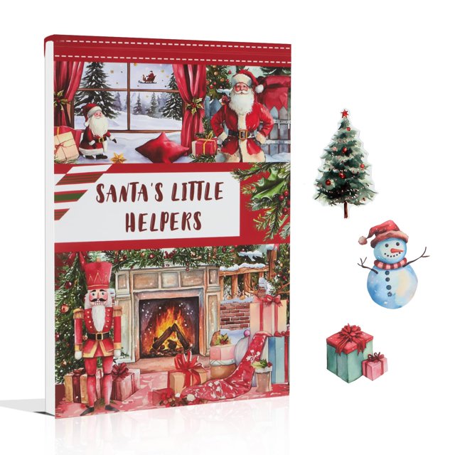 Libro de pegatinas Depetzo Santa's Little Helpers Christmas 216 unidades