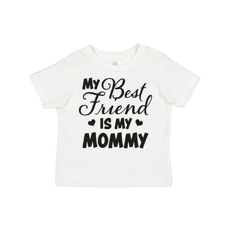 

Inktastic My Best Friend is My Mommy with Hearts Gift Toddler Boy or Toddler Girl T-Shirt