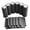 Black, variant on Big Ol' Neoprene 12 Ounce Slim Can Cooler 12 Pack Black