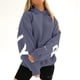 thumbnail image 2 of Fashiona Sudadera con capucha y estampado de letras para mujer, 2 of 6