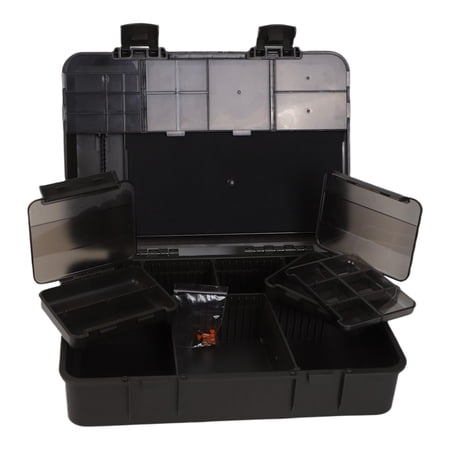 CENL 2+1 Carp Fishing Storage Box Assorted Fishing Rig Box With Multiple Compartments Organizer Fishing Tackle Accessories