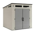 thumbnail image 1 of Suncast Modernist 7' x 7' Resin Storage Shed - Vanilla/Dove Gray, 1 of 6