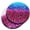 Blue Glitter Sparkle & Pink Glitter Leopard, variant on WIRESTER Round Neoprene Car Coaster for Drinks, Set of 2pcs, Blue Glitter Sparkle & Blue Glitter Zebra