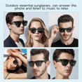 thumbnail image 3 of Black Sunglasses Womens, Sunglasses Men, Wireless Bluetooth Sunglasses Voice Contro& Microphone & Speakers Outdoor Sunglasses for Men & Women, 3 of 9