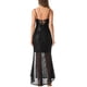 thumbnail image 3 of Vestido de Noche de Lentejuelas INSPIRE CHIC para Mujeres con Escote en V y Tirantes Espagueti, Vestido Largo con Abertura, 3 of 6