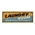 thumbnail image 3 of YAOMOBB Low Profile Laundry Mat Water Absorbent Floor Mat Laundry Room Letter Printed Non Slip Stain Resistant Bathroom Carpet, 3 of 6