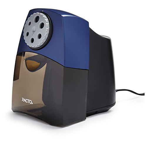 Battery Powered or USB Powered for office/classroom Alien LED Light Indicator Kid and Student Pencil Sharpener blue Electric Pencil Sharpener