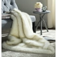 thumbnail image 1 of Safavieh Faux Shadow Solid Fur Throw, 1 of 4