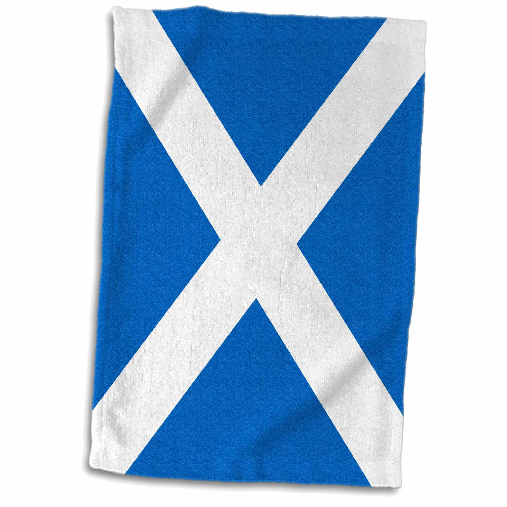 3dRose Flag of Scotland - Scottish blue with white Saint Andrews Cross ...