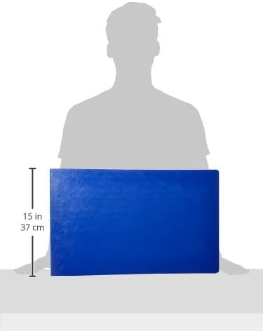 13x19 Binder Poly Panel Featuring a 1" Angle-D Ring Blue