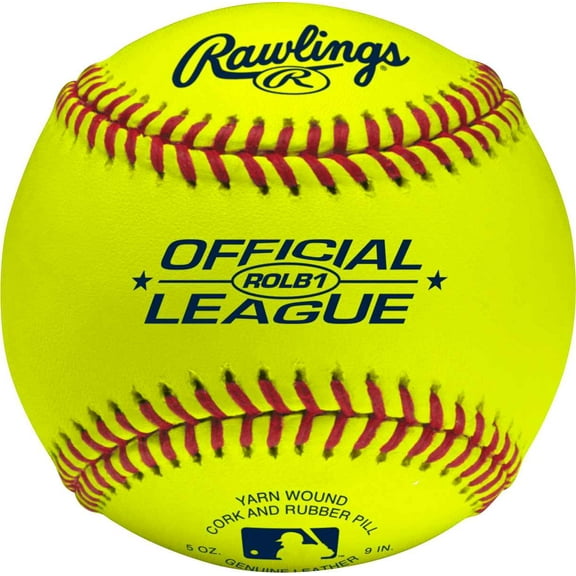 Rawlings Yellow MLB Practice Baseball