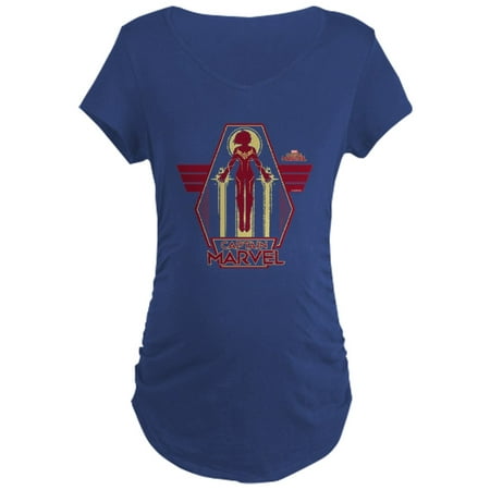 

CafePress - Captain Marvel Maternity T Shirt - Maternity Dark T-Shirt
