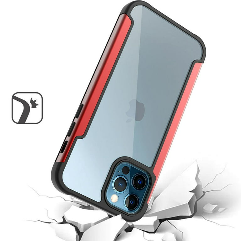 Achetez Pour Iphone 12 Pro Max TPU + Aluminium Alloy Slim-Fit Téléphone  Avec Couverture de Protection Contre le Cadre de L'objectif - Violet Foncé  de Chine