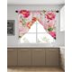 thumbnail image 2 of Cenefa de ventana CAPSCEOLL Pink Poney para cocina, 74 x 91 cm, 2 paneles, 2 of 5