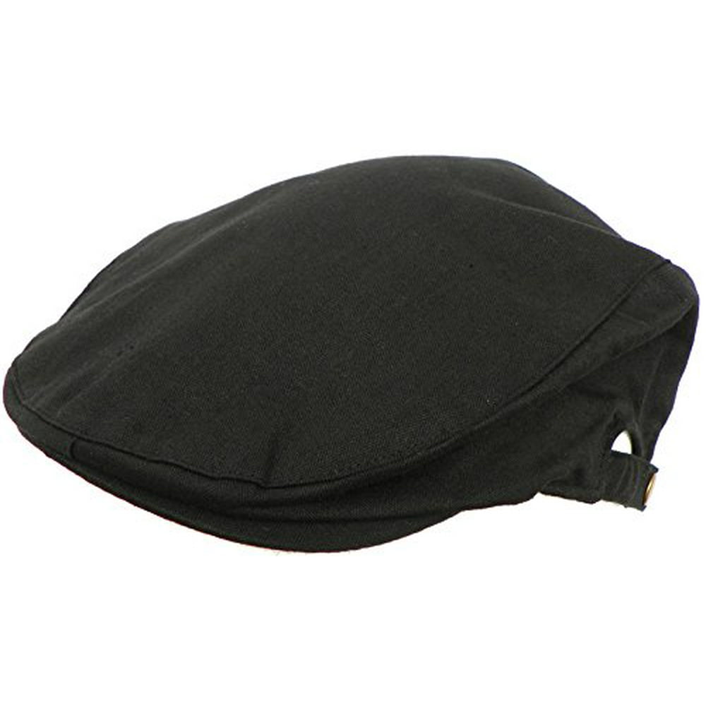 100 Cotton Ivy Scally Cap (Black)
