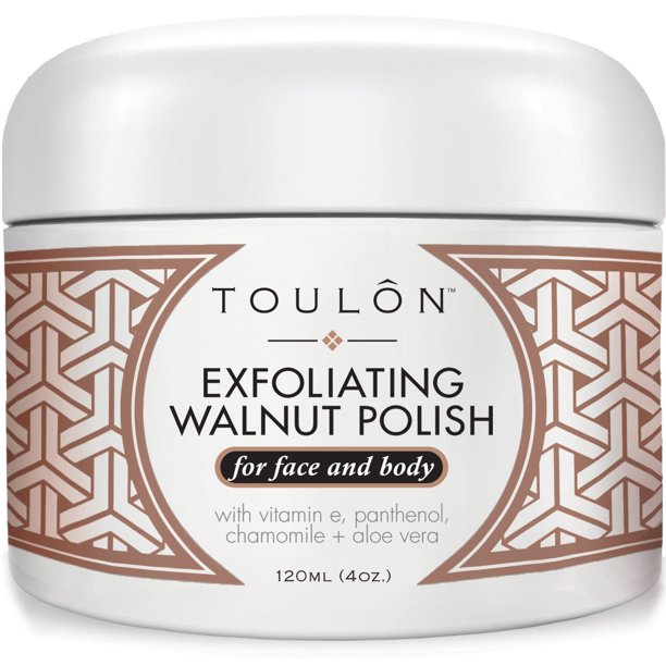 Exfoliante facial exfoliante – Limpiador de poros Exfoliante natural de nuez para rostro y cuerpo para hombres y mujeres. Exfoliante Facial