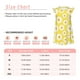 thumbnail image 3 of Fotbe Daisies Flowers Vestido de Dormir para Niñas de 3 a 10 Años, Mangas Cortas, Estilo Princesa, Pijama Camisón con Mangas Voladas-XX-Large, 3 of 6