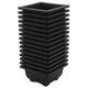 thumbnail image 1 of 15 Pcs 4.7 Inch Flower Pot, Square Plastic Bonsai Training Pot, Flower Succulent Flower Pot Contain (haoyi), 1 of 3