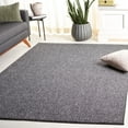 thumbnail image 2 of SAFAVIEH River Randa Solid Polyester Area Rug, Charcoal, 6'7" x 6'7" Square, 2 of 8