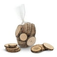 thumbnail image 2 of Flat Wood Discs Decorations, 2 of 2