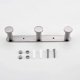 thumbnail image 4 of Toallero de pared de acero inoxidable 304 para puertas de baño y cocina (3 ganchos, cepillado), 4 of 5
