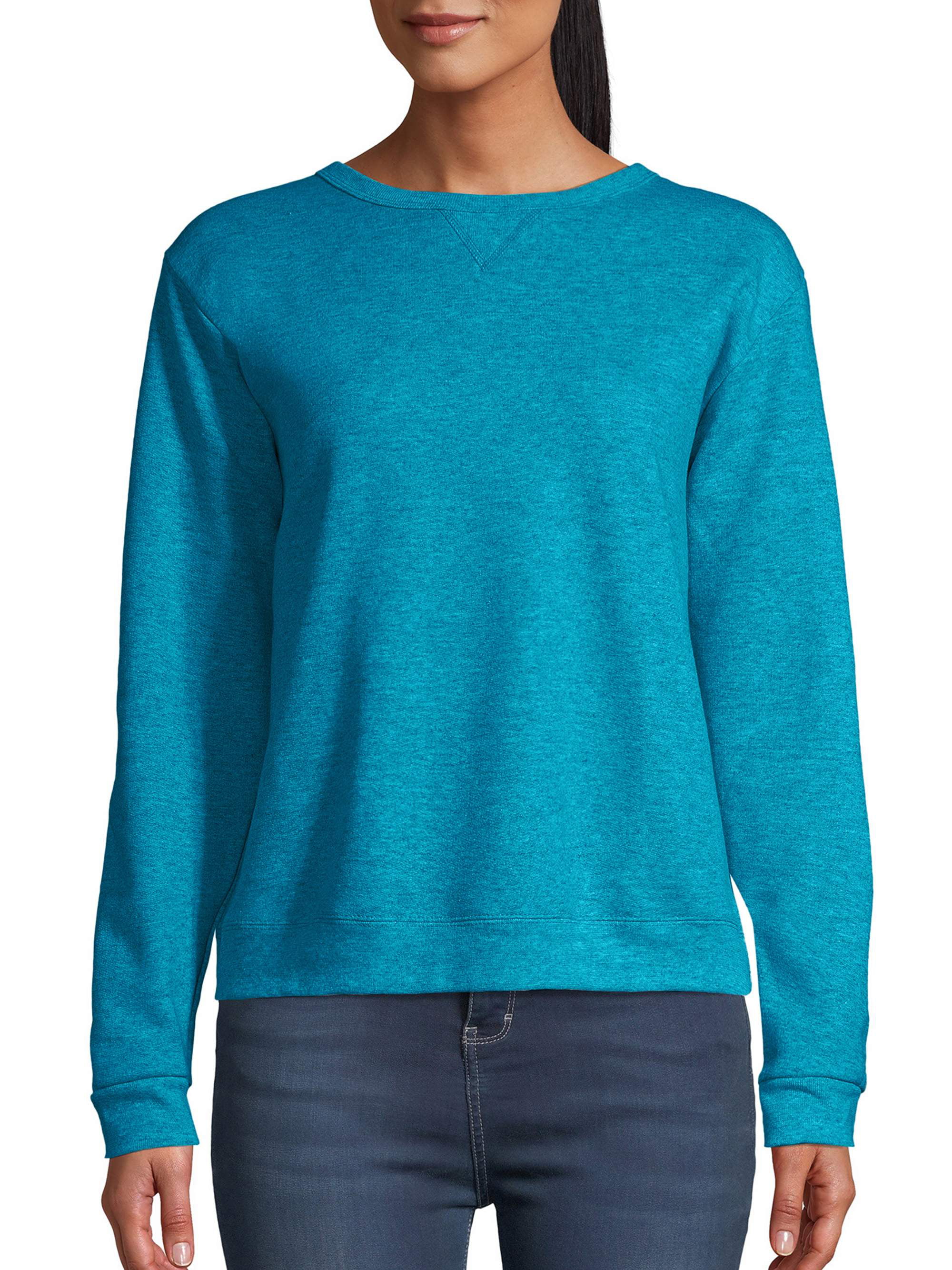 Hanes - Hanes Womens V-Notch Pullover Fleece Sweatshirt - Walmart.com