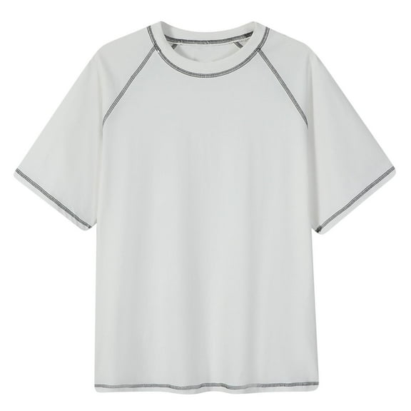 Maean Mens Tshirts Baggy Oversized Causal Streetwear Tee Summer Crew Neck Loose Shirts for Men S-3XL