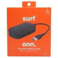 onn. AC Powered USB 3.0 Hub with 4 USB Ports