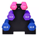 thumbnail image 1 of Set Pesas Mancuernas 32lb Vinil Con Rack Soporte, 1 of 4