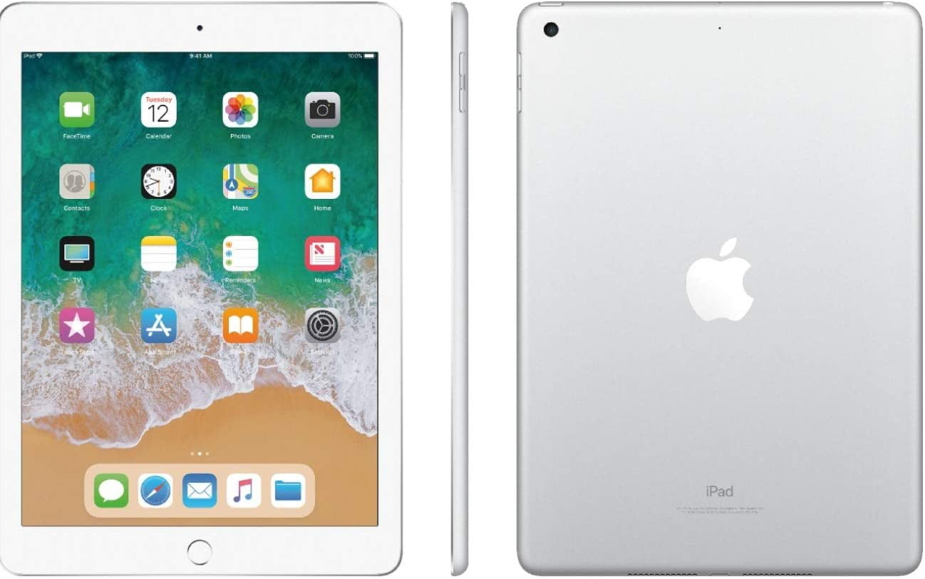 Restored Apple Ipad 5th. Gen - 9.7" Apple A9 Dual-Core 2GB RAM 128GB Storage - LTE (Refurbished)