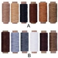 thumbnail image 3 of 6 Rolls/bag Sewing Waxed Thread Leather DIY Line Khaki & White & Black & Coffee & Light Coffee & Medium Coffee, 3 of 10