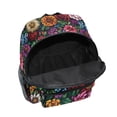 thumbnail image 6 of FORMRS School Backpack with Front Zippered Pocket 12" Student Travel Daypack, Vibrant Flowers Pattern, 6 of 6