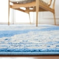 thumbnail image 4 of SAFAVIEH Brentwood Dimitri Floral Bordered Area Rug, 4' x 6', Blue/Grey, 4 of 8