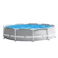 thumbnail image 2 of Intex 10' x 30" Prism Frame Above Ground Swimming Pool and Maintenance Kit, 2 of 12