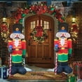thumbnail image 6 of 8 Ft Nutcracker Christmas Inflatable Holiday Home Decorations Yard Outdoors Xmas New Year Party Shop Yard Garden Decoration, 6 of 7