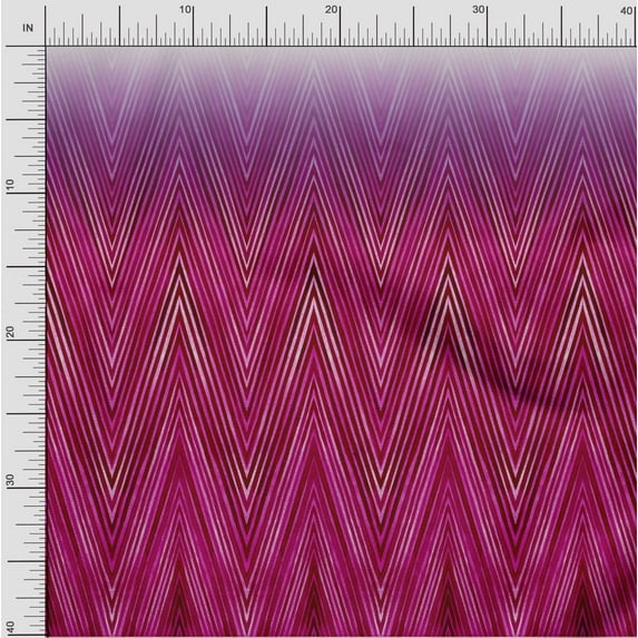 oneOone Cotton Flex Fabric Chevron Panel Print Fabric BTY 40 Inch Wide